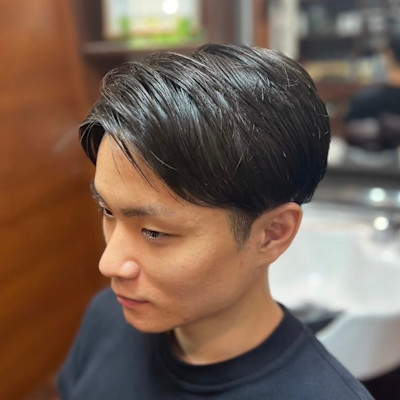 センターナチュラル/ナチュラル/ブロックなし/爽やか/神保町