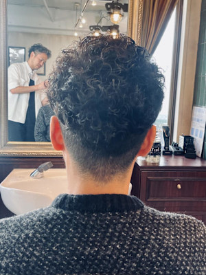 【40代男性】ロンドンカーリーツーブロック（大宮/バーバー）