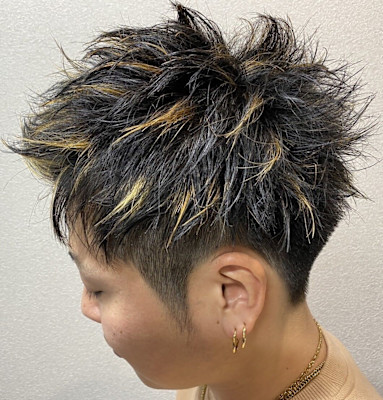 ハイライトツーブロック