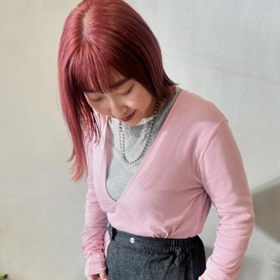 春っぽいピンクカラー【坂口恵梨子】