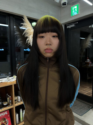 ビリーアイリッシュ/ルーツカラー/ネオングリーン