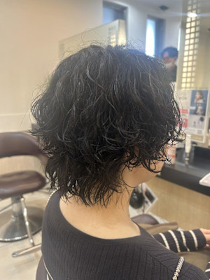 ハードめのパーマ春におすすめです！