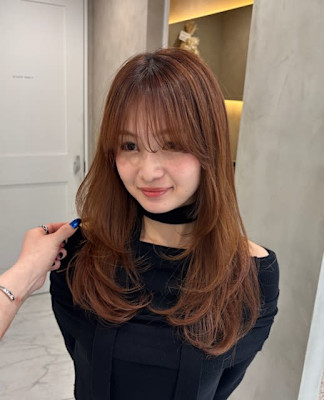 レイヤー　顔まわりカット　