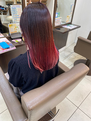 グラデーションカラー　ボルドー