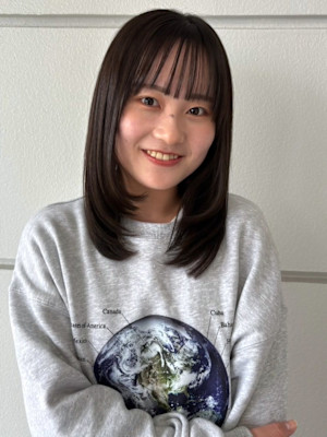 赤み消しカラー マロンブラウン 髪質改善カラー シースルー 