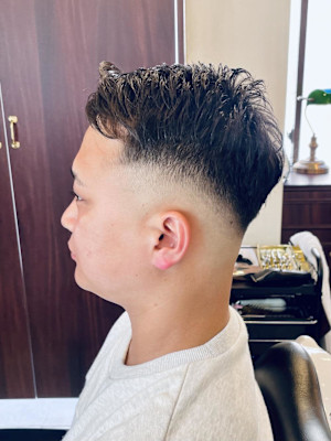 【20代 男性】ロンドンカジュアルフェード（大宮/バーバー）