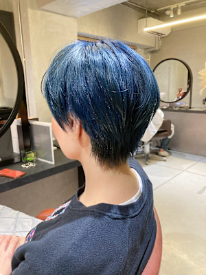 コバルトブルー×ショート