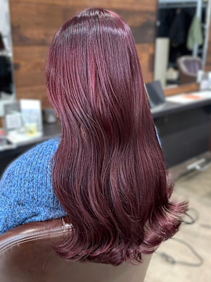 ワインレッド 艶髪 艶トリートメント 美髪 20代30代