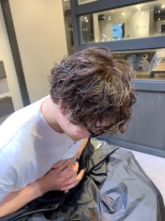 波巻きスパイラルパーマ