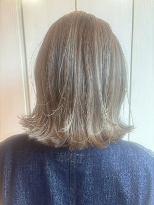 大人可愛い/明るめカラー/ケアブリーチ