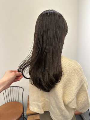 池袋  イルミナカラー 透明感  オリーブブラウン♪