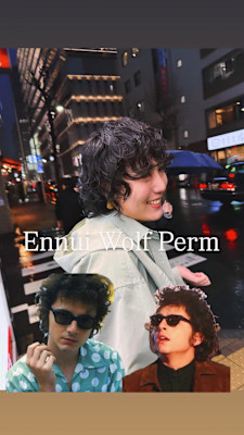 外国人風アンニュイウルフパーマ