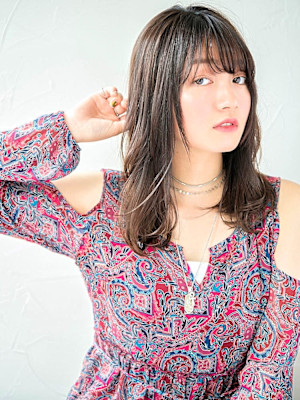 旬な切りっぱなしレイヤースタイル