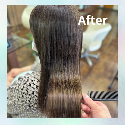 髪質改善×カラー