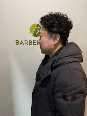 ビジネス場面にもピッタリ　清潔感MAXパーマスタイル