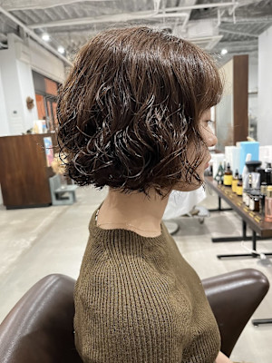 ふんわりボブ＊無造作パーマ