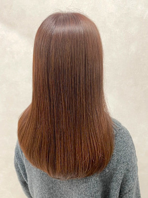 美髪髪質改善トリートメント/似合わせカット/フェミニンロング