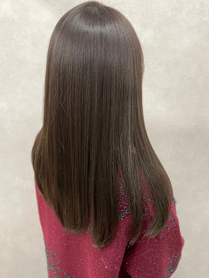 美髪髪質改善トリートメント/似合わせカット/フェミニンロング