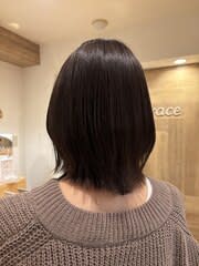 Terrace】レイヤーボブ×ラベンダーアッシュ