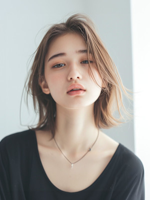 軽やかレイヤーボブ