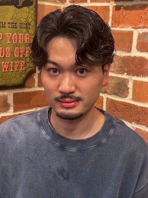 メンズカット/ニュアンスパーマ/ベリーショート/眉毛/bar