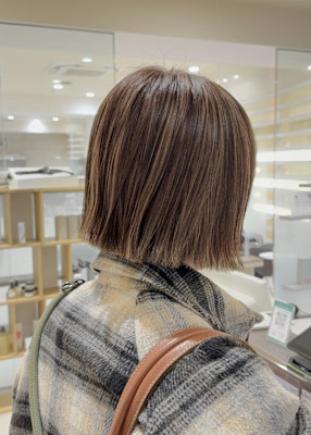 コントラストハイライトボブ