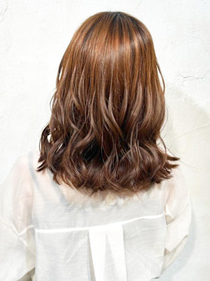 【Reir_吉祥寺】*セミロング＋ブラウン＋コテ巻き*