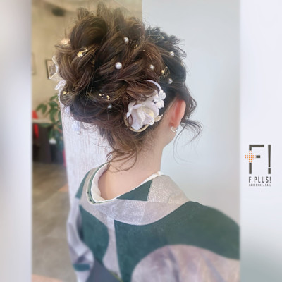hairmake&nail F PLUS！× 袴ヘア