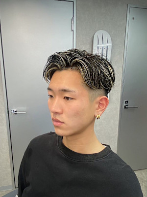 センターパートメッシュ