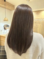 【Terrace】ロング×ラベンダーベージュ