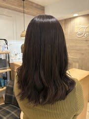 【Terrace】セミロングレイヤー×グレージュ