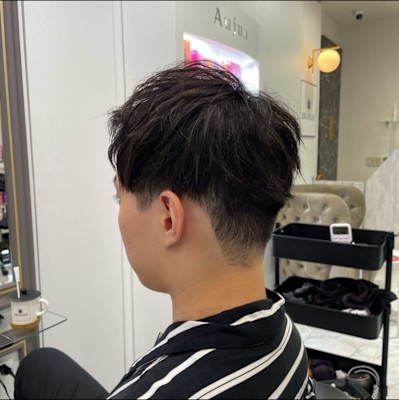 3分スタイリング可能なメンズヘア