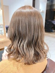 ミルクティーベージュ(ブリーチなしWカラー)