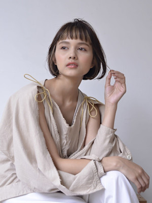 インナーカラー/ミルクティーベージュ