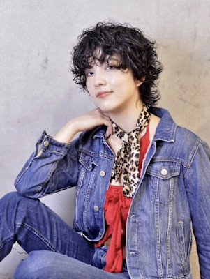 くせ毛風ショートパーマ