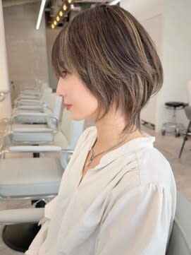 No stylingでもオシャレな小顔ネオウルフ　ウルフカッ