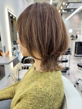 ハイライト×ウルフカット　ウルフ　ネオウルフ