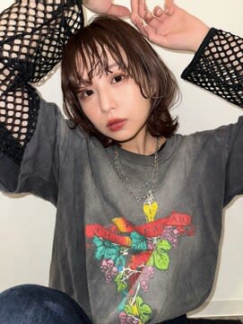 ミディアムウルフ　ネオウルフ　ボブウルフ　ウルフカット