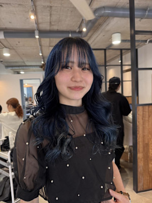 ブルー/レイヤー/10代20代/薬院