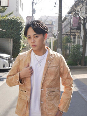 毛流れセンターパート　爽やか