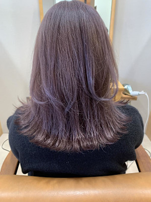 くすみラベンダーカラー