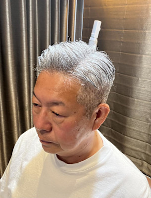 銀座　アイロンパーマ　理容室