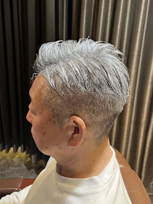 銀座　アイロンパーマ　理容室