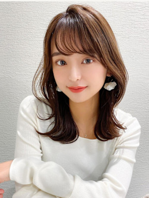 イメチェンウルフひし形シルエット外ハネボブ美髪ワンカール