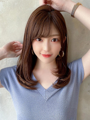 イメチェンウルフひし形シルエット外ハネボブ美髪ワンカール