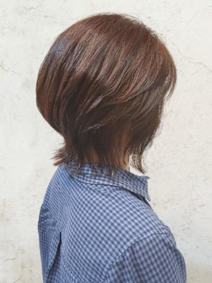 Flor戸塚*大人女子+ウルフショート＋ブラウン*