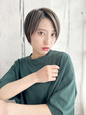 ショートカット/ショートヘア/ドライカットオーガニックカラー