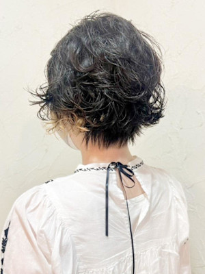 【Reir_下北沢】*インナーカラー＋カールショート*