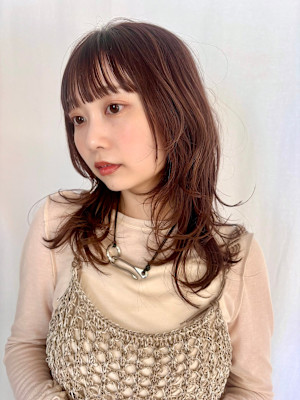 【tricca代官山rin】レイヤーカット/ミディアムヘア