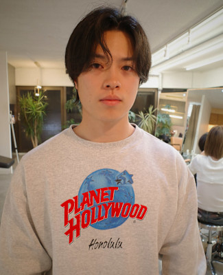 ニュアンスパーマ/メンズ/メンズカット/パーマ/センターパー